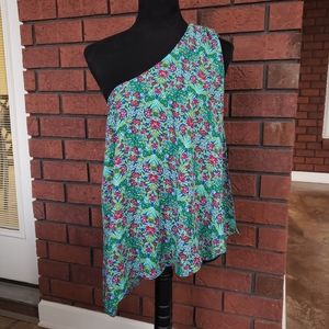 Rose & Thyme One Shoulder Top, Women's M